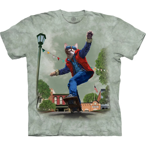 Cat To The Future Classic Cotton T-Shirt - View 1